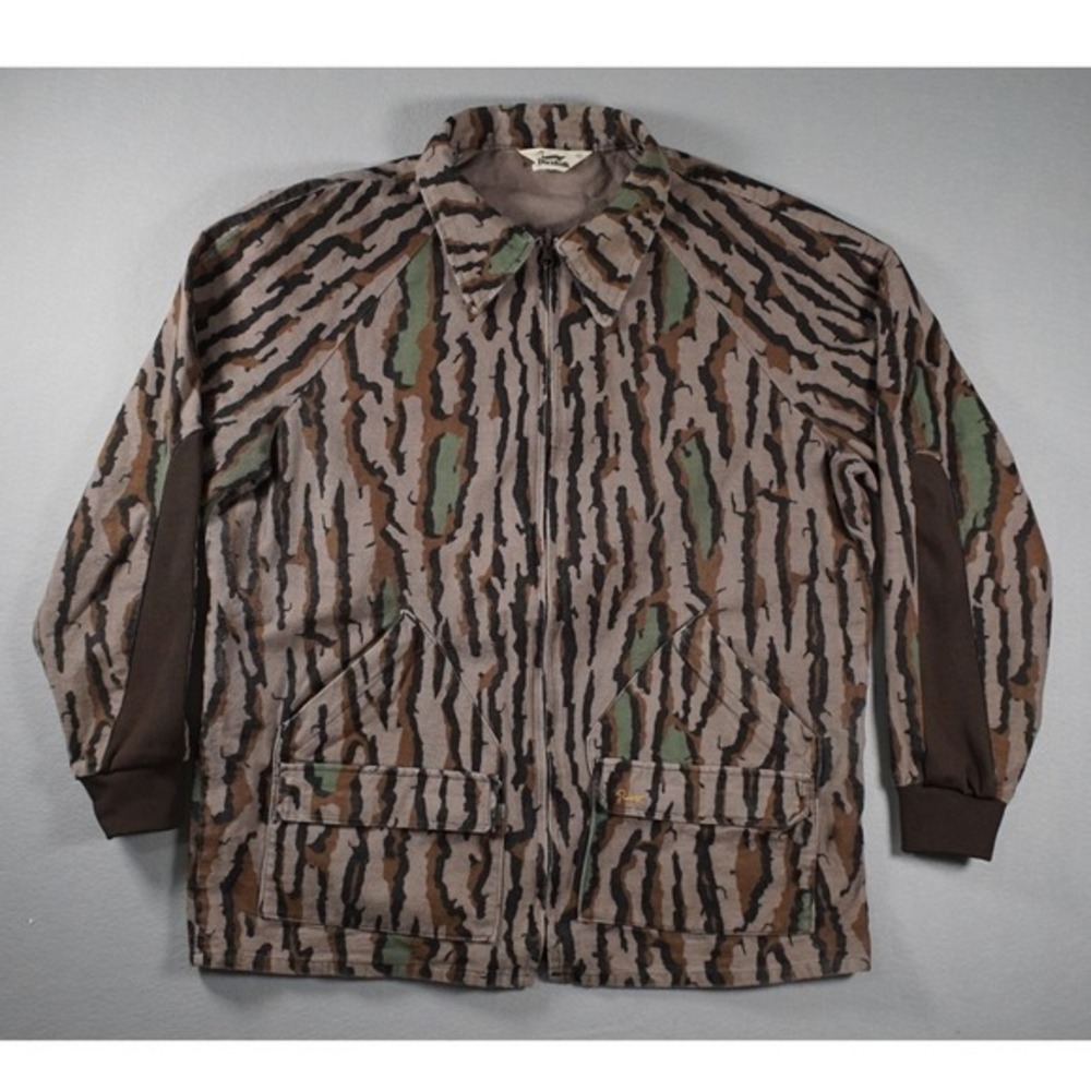 Vintage Duxbak Bottomland Camo Hunting Jacket USA Made‎ XL